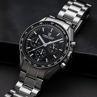 Pagani Design 1701 V3 Moon Armbanduhr Herren Quarz Chronograph Uhren Japan VK63 Uhrwerk Edelstahl Wasserdicht Sportuhr