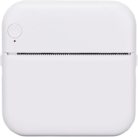 Etikettendrucker, Tragbarer Bluetooth-Drucker 200 DPI, Drahtlose Verbindung Thermopapier Keine Tinte -Drucker für das Home Office
