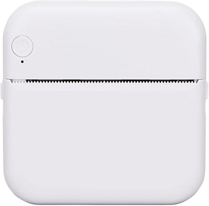 Etikettendrucker, Tragbarer Bluetooth-Drucker 200 DPI, Drahtlose Verbindung Thermopapier Keine Tinte -Drucker für das Home Office