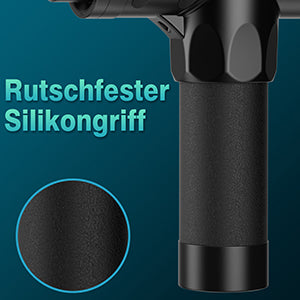 Massagepistole Massage Gun,Massage Pistole für Rücken Nacken und Schulter, leises elektrisches Massagegerät mit 30 Geschwindigkeiten und 6 Köpfen, Muskel massagegerät für Schmerzlinderung