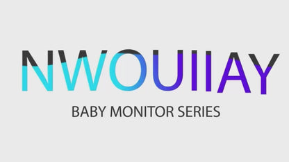 NWOUIIAY Baby Phone 3,2-Zoll Baby Monitor 2.4 GHz Baby Kamera mit LCD Nachtsichtkamera HD Digital Video & Bidirektionale Intercom-Funktion